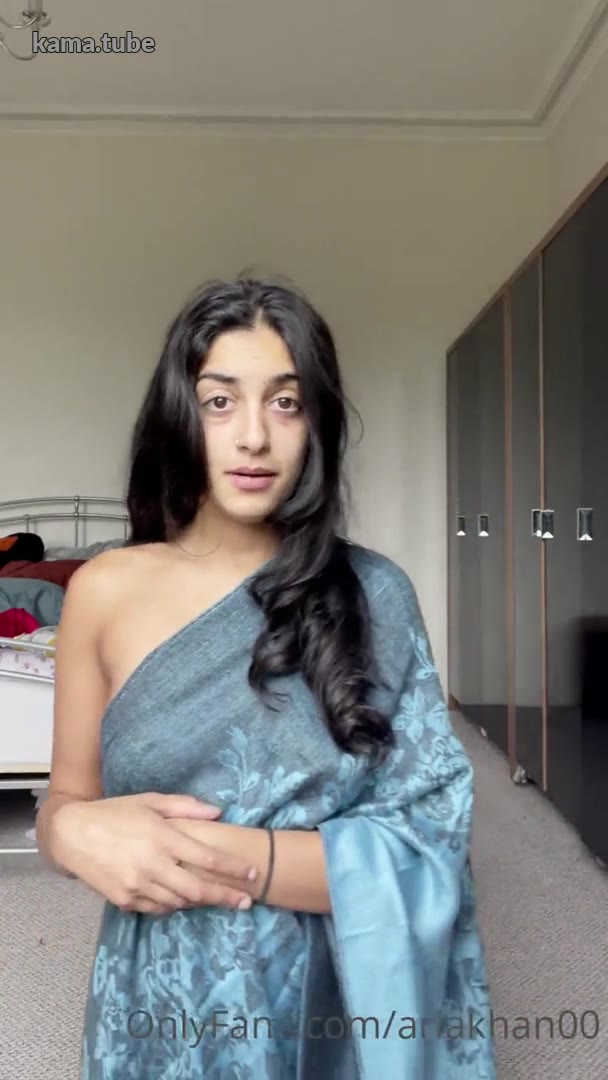 Aria Khan from OnlyFans strips and shows off hot body